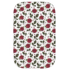 Roses Flowers Leaves Pattern Scrapbook Paper Floral Background Belt Pouch Bag (Small) from ZippyPress Back