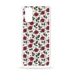 Roses Flowers Leaves Pattern Scrapbook Paper Floral Background Samsung Galaxy S20 6.2 Inch TPU UV Case