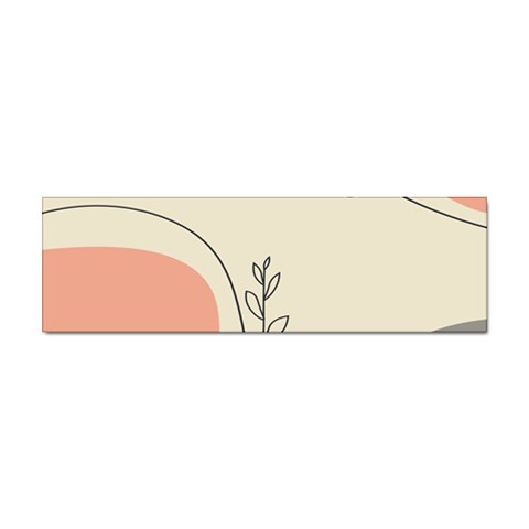 Pattern Line Art Texture Minimalist Design Sticker Bumper (100 pack) from ZippyPress Front