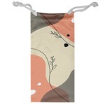 Pattern Line Art Texture Minimalist Design Jewelry Bag