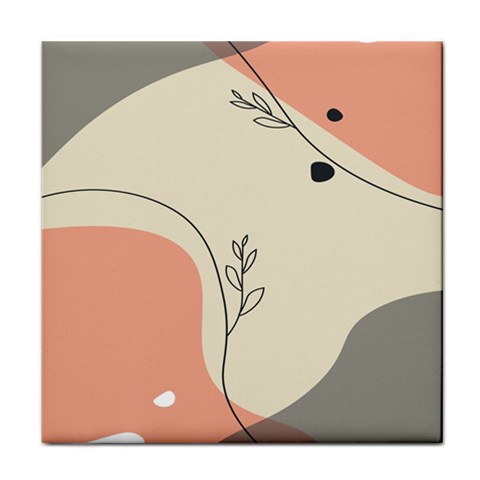 Pattern Line Art Texture Minimalist Design Face Towel from ZippyPress Front