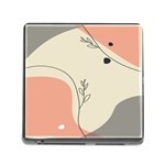 Pattern Line Art Texture Minimalist Design Memory Card Reader (Square 5 Slot)