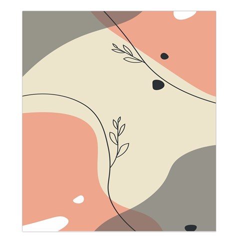 Pattern Line Art Texture Minimalist Design Duvet Cover (King Size) from ZippyPress Duvet Quilt