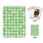 Frog Cartoon Pattern Cloud Animal Cute Seamless Playing Cards Single Design (Rectangle)