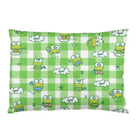 Frog Cartoon Pattern Cloud Animal Cute Seamless Pillow Case from ZippyPress 26.62 x18.9  Pillow Case
