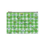 Frog Cartoon Pattern Cloud Animal Cute Seamless Cosmetic Bag (Medium)