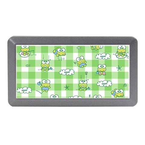 Frog Cartoon Pattern Cloud Animal Cute Seamless Memory Card Reader (Mini) from ZippyPress Front