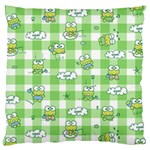 Frog Cartoon Pattern Cloud Animal Cute Seamless Large Cushion Case (One Side)