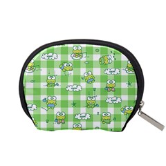 Frog Cartoon Pattern Cloud Animal Cute Seamless Accessory Pouch (Small) from ZippyPress Back