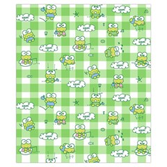 Frog Cartoon Pattern Cloud Animal Cute Seamless Drawstring Pouch (XS) from ZippyPress Front
