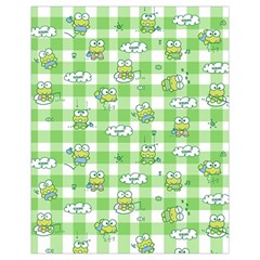 Frog Cartoon Pattern Cloud Animal Cute Seamless Drawstring Pouch (XL) from ZippyPress Front