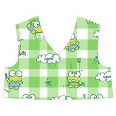 Frog Cartoon Pattern Cloud Animal Cute Seamless Kids  Midi Sailor Dress from ZippyPress Front Top