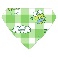 Frog Cartoon Pattern Cloud Animal Cute Seamless Kids  Midi Sailor Dress from ZippyPress Necktie Sticker
