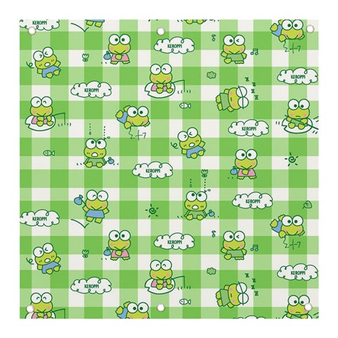 Frog Cartoon Pattern Cloud Animal Cute Seamless Banner and Sign 3  x 3  from ZippyPress Front