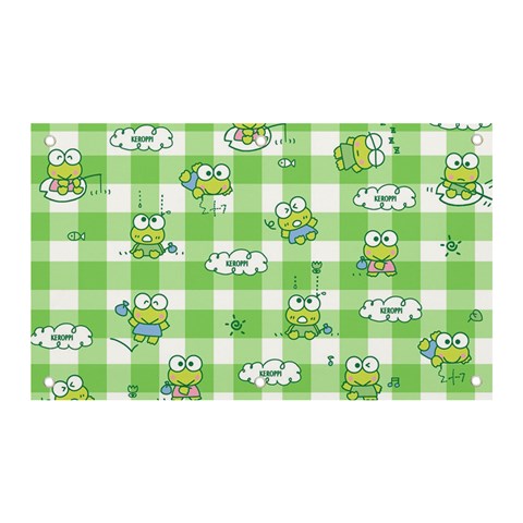 Frog Cartoon Pattern Cloud Animal Cute Seamless Banner and Sign 5  x 3  from ZippyPress Front