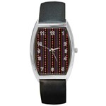 Beautiful Digital Graphic Unique Style Standout Graphic Barrel Style Metal Watch