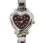 Beautiful Digital Graphic Unique Style Standout Graphic Heart Italian Charm Watch