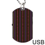 Beautiful Digital Graphic Unique Style Standout Graphic Dog Tag USB Flash (One Side)