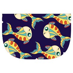 Fish Abstract Animal Art Nature Texture Water Pattern Marine Life Underwater Aquarium Aquatic Make Up Case (Small) from ZippyPress Side Right