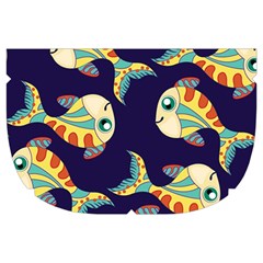 Fish Abstract Animal Art Nature Texture Water Pattern Marine Life Underwater Aquarium Aquatic Make Up Case (Large) from ZippyPress Side Right