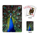 Peacock Bird Feathers Pheasant Nature Animal Texture Pattern Playing Cards Single Design (Rectangle)