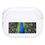 Peacock Bird Feathers Pheasant Nature Animal Texture Pattern Hard PC AirPods Pro Case