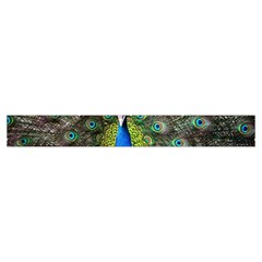 Peacock Bird Feathers Pheasant Nature Animal Texture Pattern Make Up Case (Small) from ZippyPress Zipper Tape Front