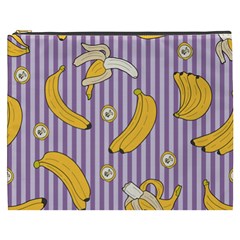 Pattern Bananas Fruit Tropical Seamless Texture Graphics Cosmetic Bag (XXXL) from ZippyPress Front