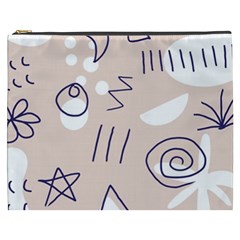 Abstract Leaf Nature Natural Beautiful Summer Pattern Cosmetic Bag (XXXL) from ZippyPress Front