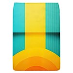 Colorful Rainbow Pattern Digital Art Abstract Minimalist Minimalism Removable Flap Cover (S)