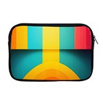 Colorful Rainbow Pattern Digital Art Abstract Minimalist Minimalism Apple MacBook Pro 17  Zipper Case