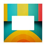 Colorful Rainbow Pattern Digital Art Abstract Minimalist Minimalism White Box Photo Frame 4  x 6 
