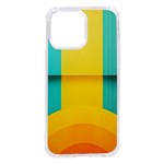 Colorful Rainbow Pattern Digital Art Abstract Minimalist Minimalism iPhone 14 Pro Max TPU UV Print Case