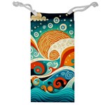 Waves Ocean Sea Abstract Whimsical Abstract Art Pattern Abstract Pattern Nature Water Seascape Jewelry Bag