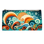 Waves Ocean Sea Abstract Whimsical Abstract Art Pattern Abstract Pattern Nature Water Seascape Pencil Case