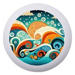 Waves Ocean Sea Abstract Whimsical Abstract Art Pattern Abstract Pattern Nature Water Seascape Dento Box with Mirror