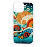 Waves Ocean Sea Abstract Whimsical Abstract Art Pattern Abstract Pattern Nature Water Seascape iPhone 13 mini TPU UV Print Case