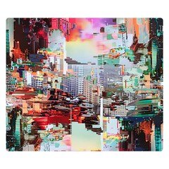 Digital Computer Technology Office Information Modern Media Web Connection Art Creatively Colorful C Two Sides Premium Plush Fleece Blanket (Kids Size) from ZippyPress 50 x40  Blanket Front