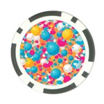 Circles Art Seamless Repeat Bright Colors Colorful Poker Chip Card Guard (10 pack)
