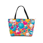 Circles Art Seamless Repeat Bright Colors Colorful Classic Shoulder Handbag