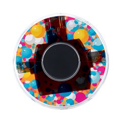 Circles Art Seamless Repeat Bright Colors Colorful On Front
