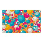 Circles Art Seamless Repeat Bright Colors Colorful Banner and Sign 5  x 3 