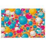 Circles Art Seamless Repeat Bright Colors Colorful Banner and Sign 6  x 4 