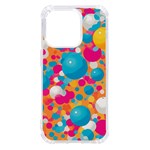 Circles Art Seamless Repeat Bright Colors Colorful iPhone 14 Pro TPU UV Print Case