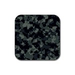 Camouflage, Pattern, Abstract, Background, Texture, Army Rubber Coaster (Square)