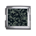 Camouflage, Pattern, Abstract, Background, Texture, Army Mega Link Italian Charm (18mm)