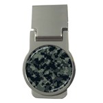 Camouflage, Pattern, Abstract, Background, Texture, Army Money Clips (Round) 