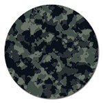 Camouflage, Pattern, Abstract, Background, Texture, Army Magnet 5  (Round)