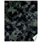 Camouflage, Pattern, Abstract, Background, Texture, Army Canvas 11  x 14 