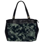 Camouflage, Pattern, Abstract, Background, Texture, Army Oversize Office Handbag (2 Sides)